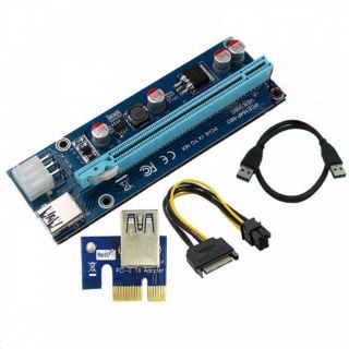 DÂY RISER PCI EXPRESS 1X TO 16X USB 3.0  6PIN

(LIKE NEW)