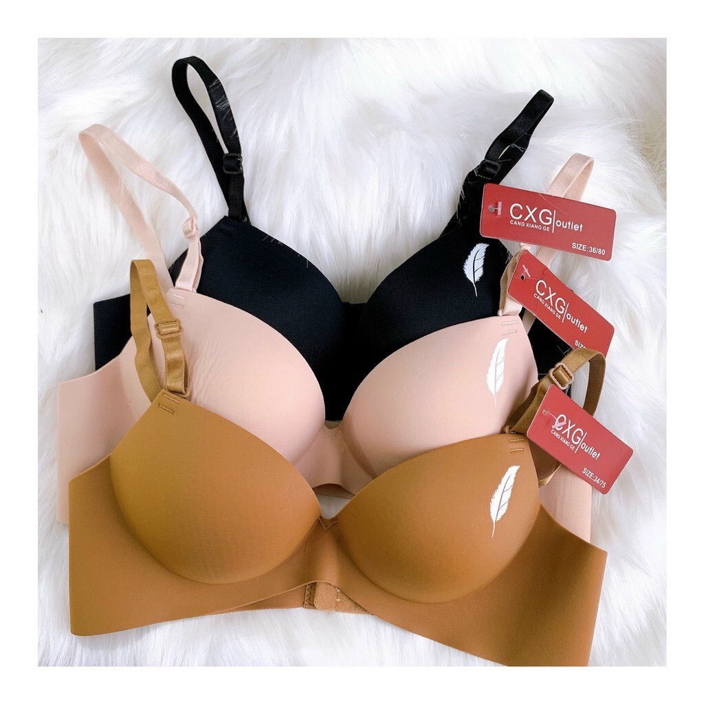 Áo ngực thái lan ko gọng áo lót bàn tay dày vừa siêu ôm CA10