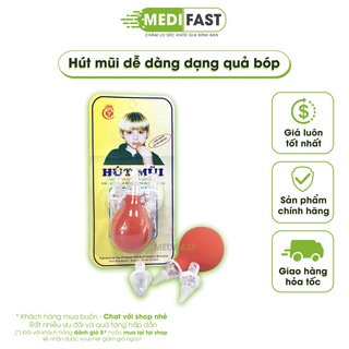 Hút mũi quả bóp cao su cho bé, làm sạch mũi, hút dịch, giảm ngạt tắc mũi cho trẻ từ sơ sinh, an toàn, tiện dụng