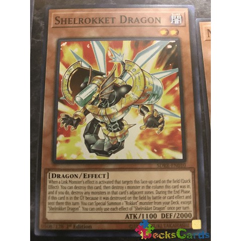Thẻ bài YUGIOH - Shelrokket Dragon - SDRR-EN010 - Common 1st Edition