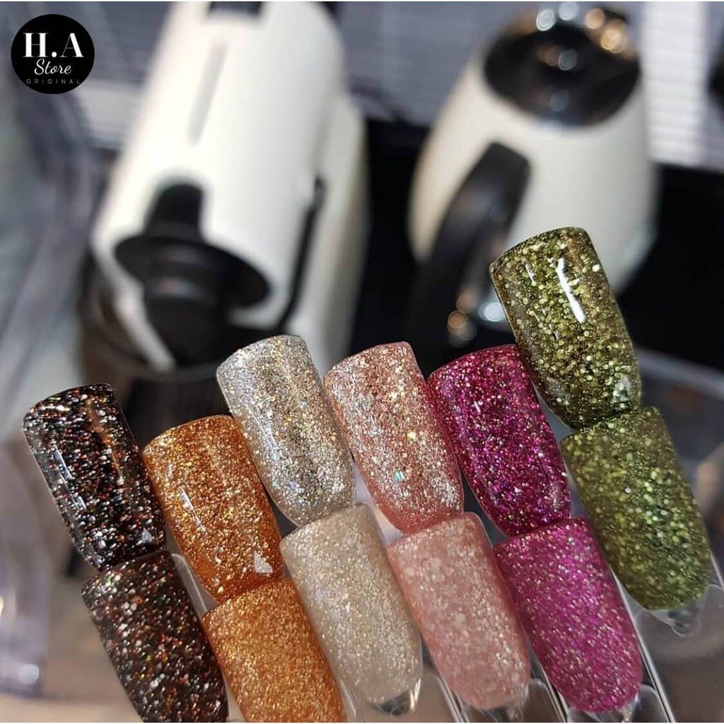 Very good Nail Sơn Nhũ cao cấp ⚜️𝑭𝒓𝒆𝒆𝑺𝒉𝒊𝒑⚜️Tách lẻ Bộ sưu tập NIGHT FIBER WINTER cao cấp Hàn quốc