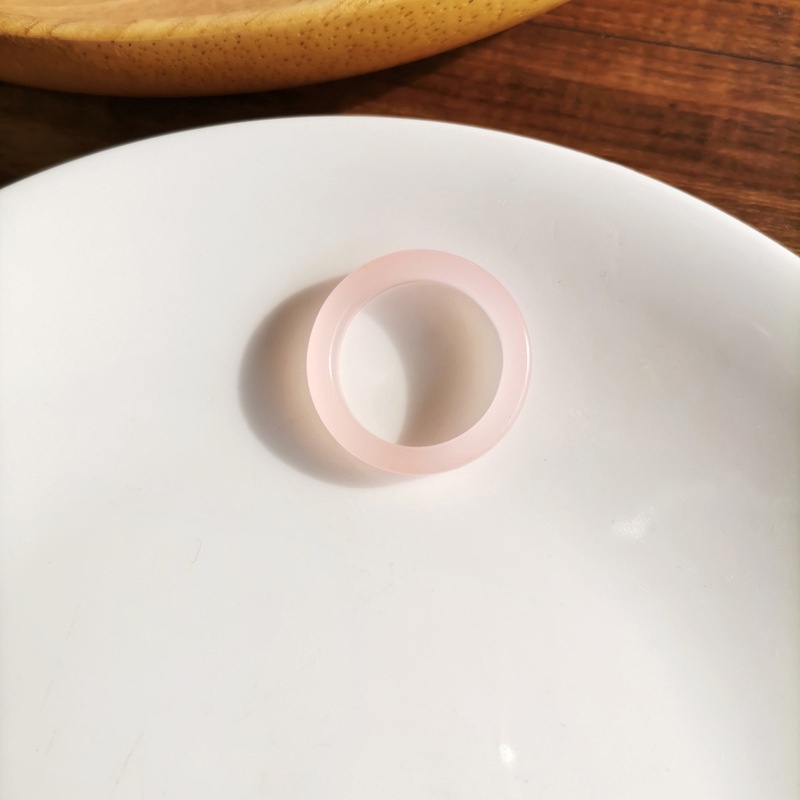 Nhẫn Y2K Bằng Resin Trong Suốt Màu Kẹo Ngọt Kiểu Dáng Đơn Giản Cho Nữ timetunnel