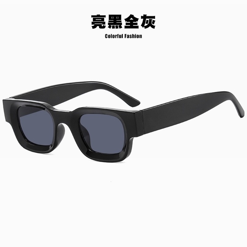 (KIQI-FASHION) COD Kính Mát Gọng Vuông Chống Tia Uv400 Thời Trang Dành Cho Nam Và Nữ