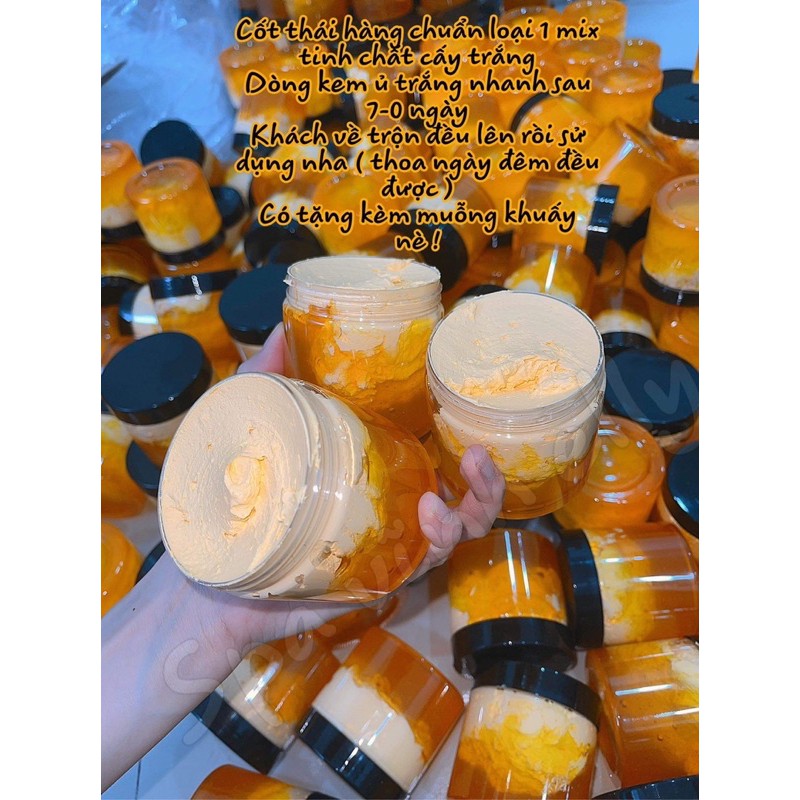 Kem dưỡng trắng da cốt mạnh mix collagen ủ siêu trắng hiệu quả sau 5-7 ngày hủ 220g | BigBuy360 - bigbuy360.vn