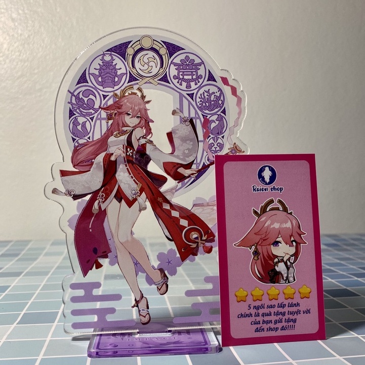 Mô Hình Standee Acrylic Mica Nhân Vật Genshin Impact Characters