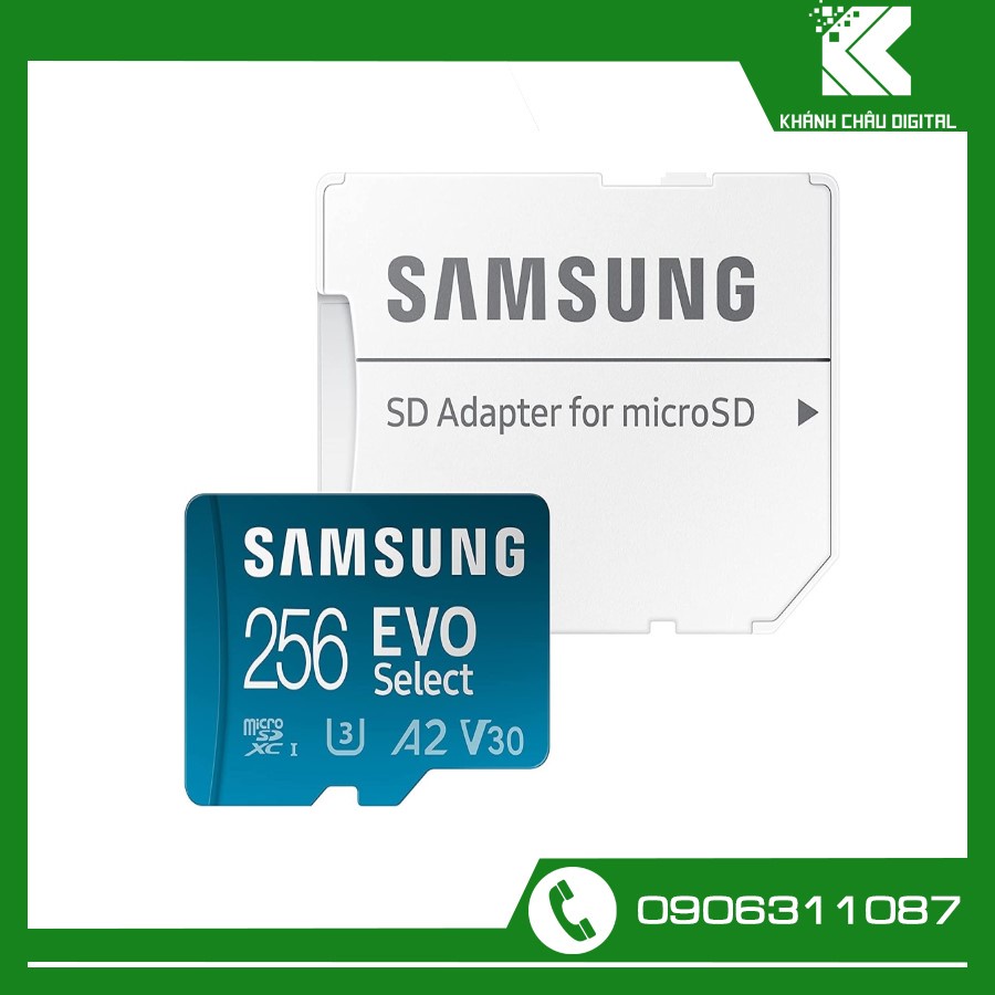 Thẻ nhớ MicroSDXC Samsung EVO Select 256GB U3 4K V30 A2 130MB/s