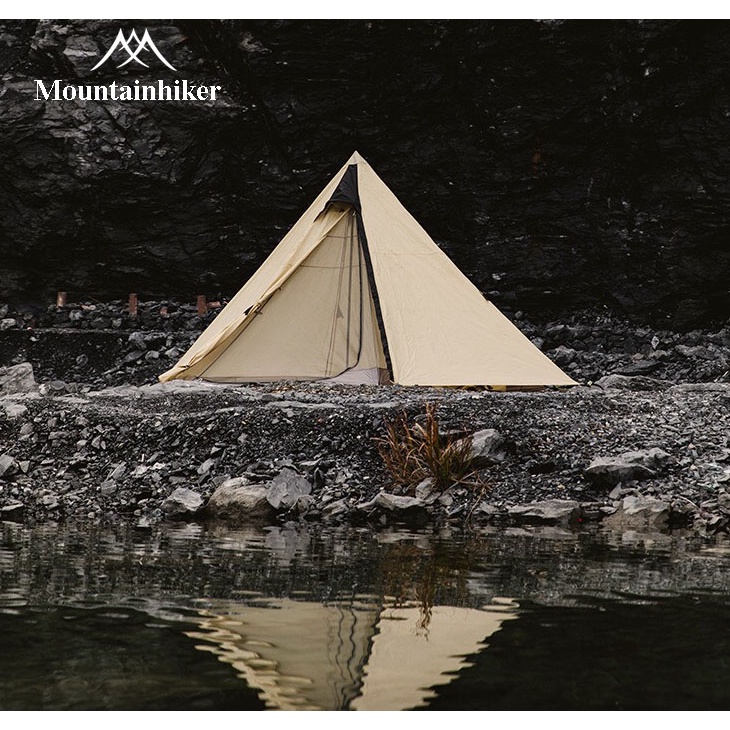 Lều Dã Ngoại Mountainhiker Hình Kim Tự Tháp Có Mái Che - Lều Cắm Trại Du Lịch Cho 6 - 8 Người