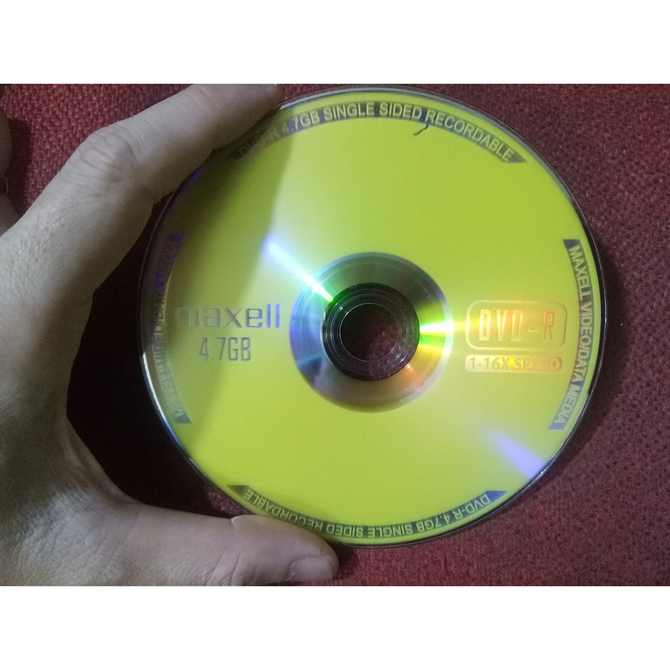 Hộp lốc đĩa DVD trắng Maxell, Sony nguyên hộp, dùng để ghi đĩa dữ liệu nhạc,phim, data