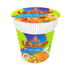 Thùng 24ly mì Thịt Hầm Life Cup Vị Hương 60gr