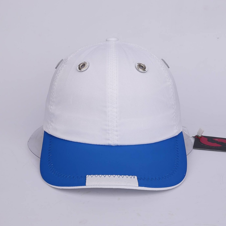 Nón Kết CAPS STORE Sò Xoáy Màu Trắng Phối Xanh Dương