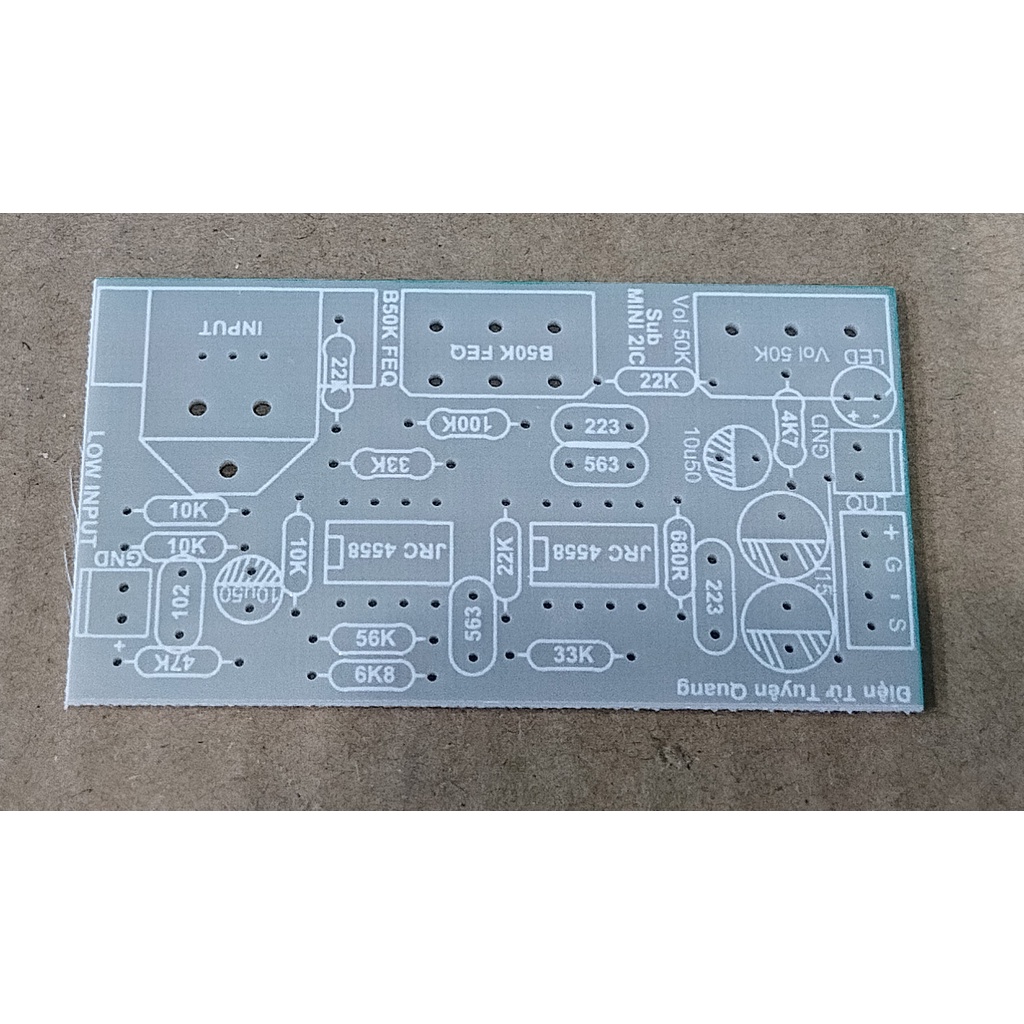 PCB Mạch Lọc Sub JBL Mini Bản Rút Gọn - 4 Cái