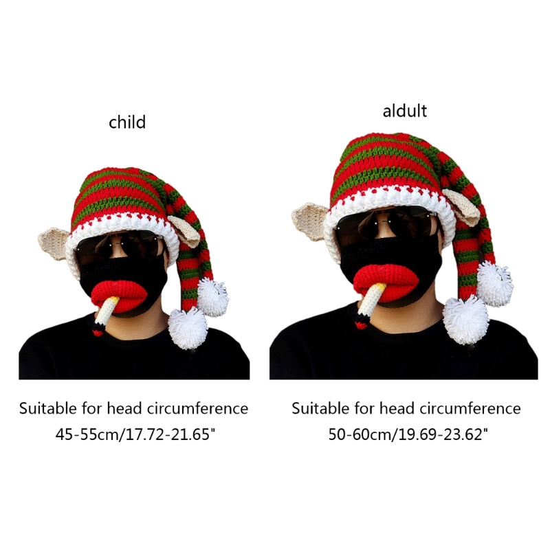 Nón Len Hình Chú Hề Vui Nhộn Phong Cách Giáng Sinh Cho Nam Và Nữ