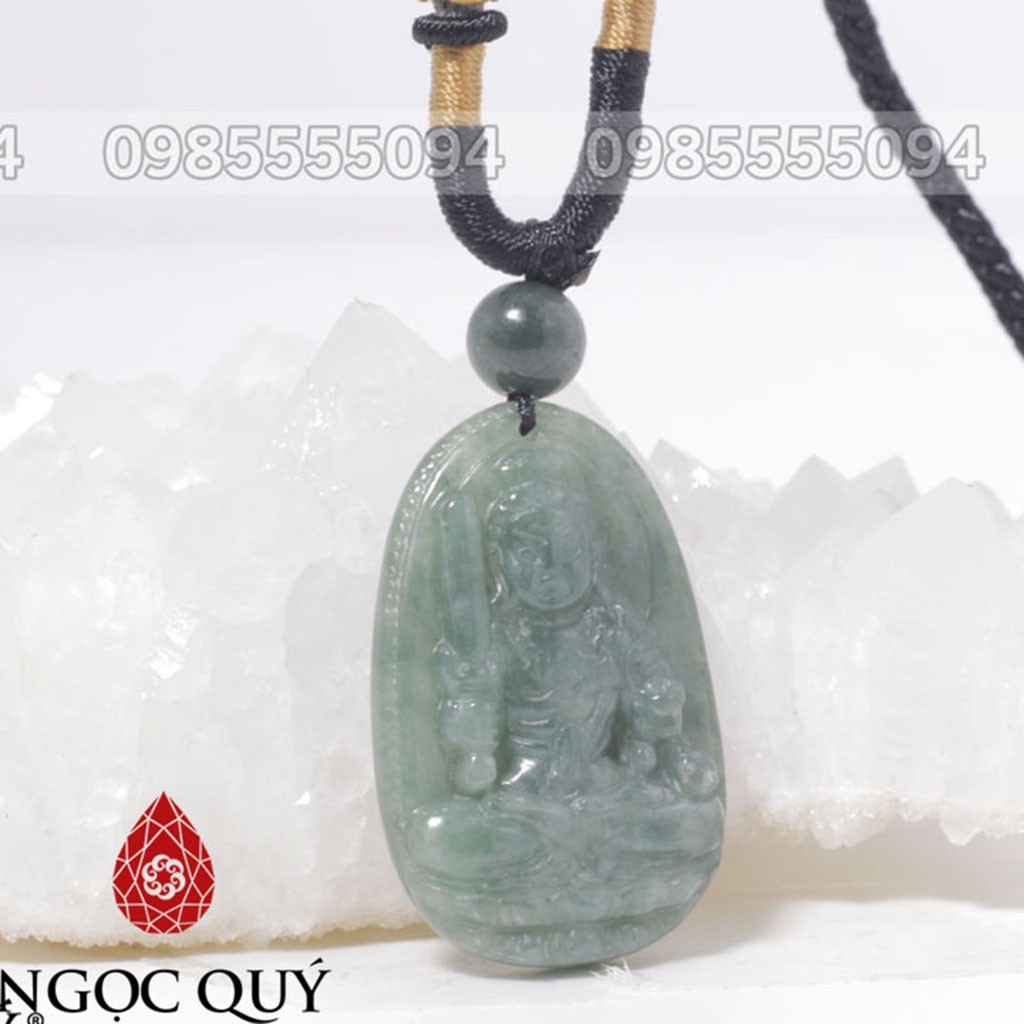 Mặt dây chuyền Phật bản mệnh Bất động minh vương 3.6x2.3cm