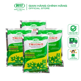 Combo 4 gói phân vi sinh vật Trichoderma 500g, nấm Trichoderma, men ủ, phòng ngừa hiệu quả bệnh vàng lá, thối rễ…