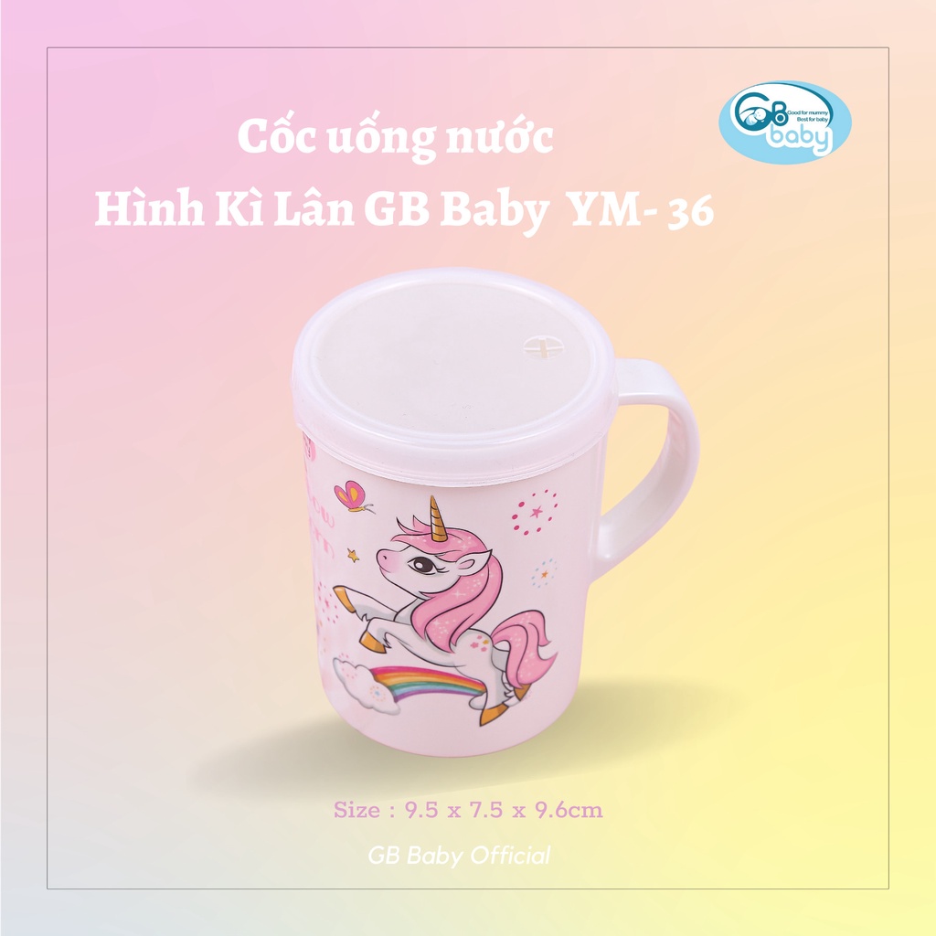 Cốc Bát Ăn Dặm Cho Bé Hình Kì Lân Đáng Yêu GB-Baby Chính hãng.