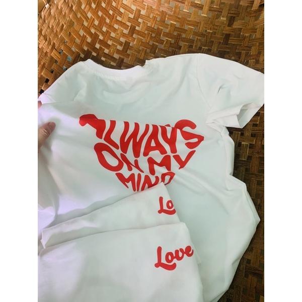 Áo Thun Gia Đình 3 Người 4 Người ALWAY ON MY MIND Ý NGHĨA
