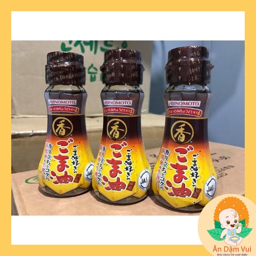 Dầu mè nguyên chất  Ajinomoto Nhật Bản 70gr thơm ngon bổ dưỡng cho bé ăn dặm SAMI KIDS