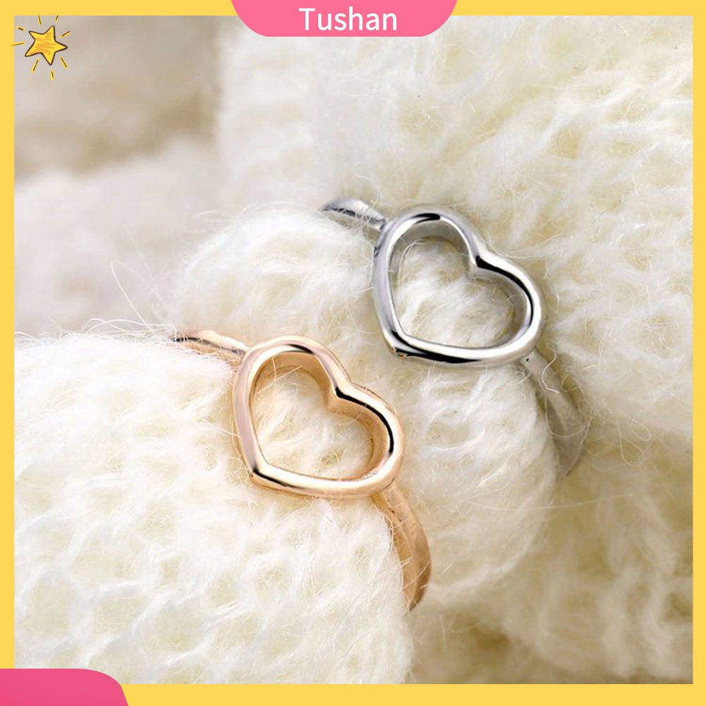 Nhẫn Nữ Hình Trái Tim Thời Trang