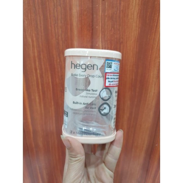 Núm Ti Hegen hàng chuẩn( Hộp 2 Núm )