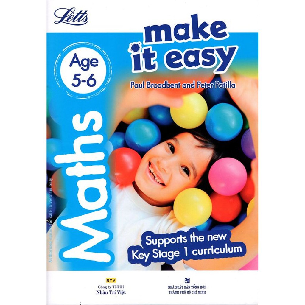 Sách - Letts Make It Easy - Maths (Age 5-6)