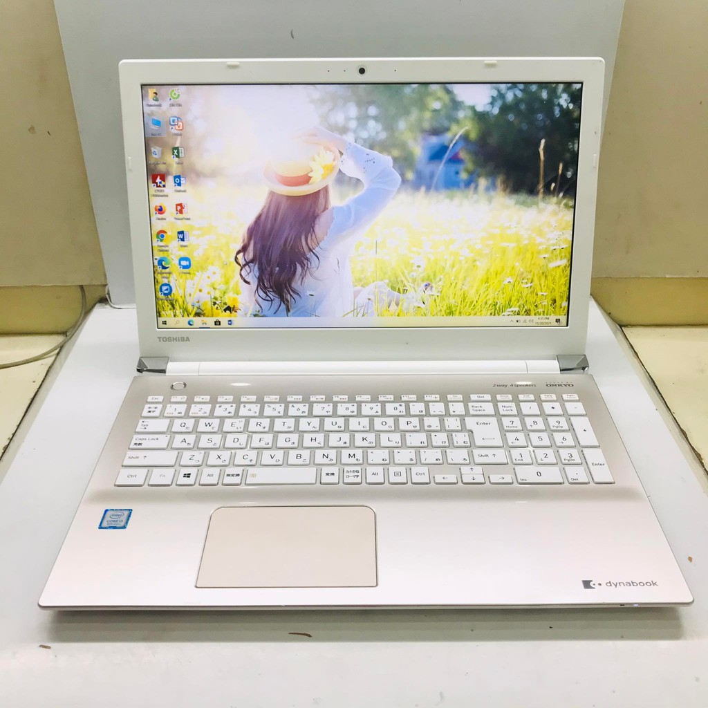 Máy Laptop Toshiba Dynabook T45 Intel Core i3 8130U, 4gb ram, 128gb ssd, Vga  uhd 620, 15.6 inch Full HD. Đẹp ,Bền, Rẻ