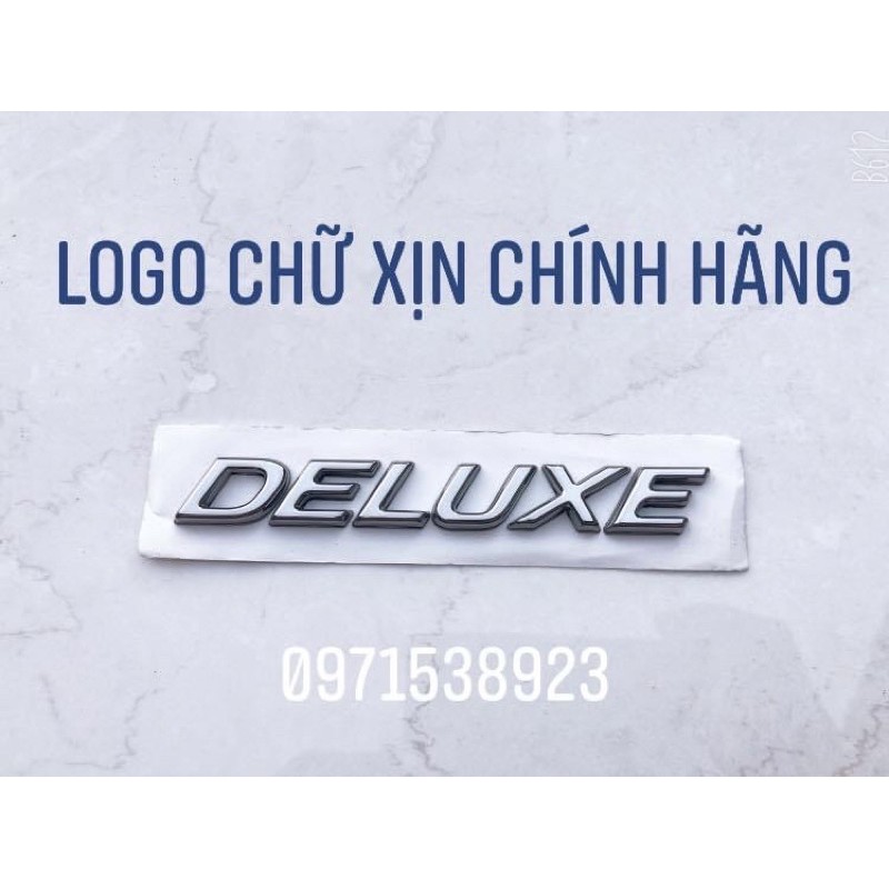 tem chữ dán PREMIUM LUXURY DELUXE SI 2.0 xịn chính hãng