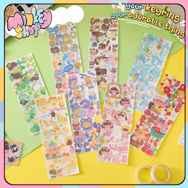 Miếng Dán Sticker Họa Tiết Hình Sakura  Trang Trí-Minkey