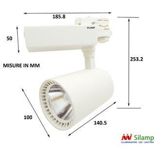 Đèn led chiếu điểm thanh ray 40W SILAMP