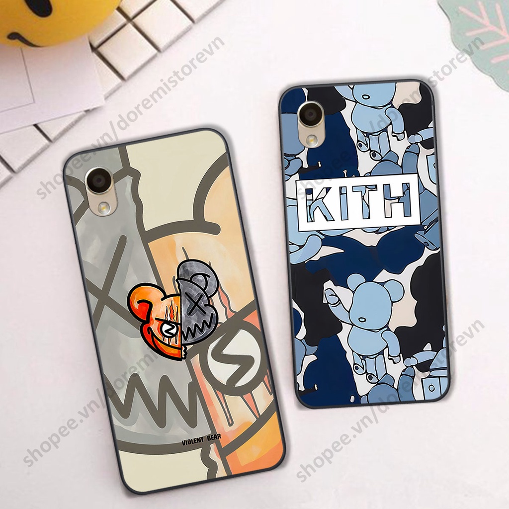 Ốp lưng Oppo A37 / Neo 9 / F1 Plus hình kaws, kith, bear brick nổi 3D phong cách độc đáo