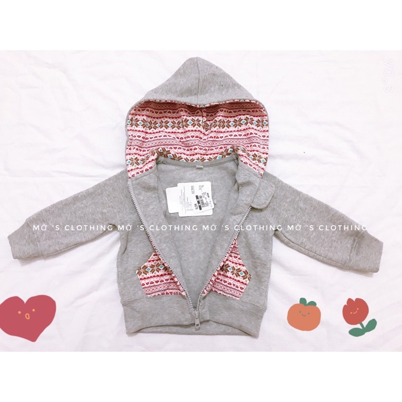 Áo hoodie nỉ bông hoạ tiết thổ cẩm BT BG