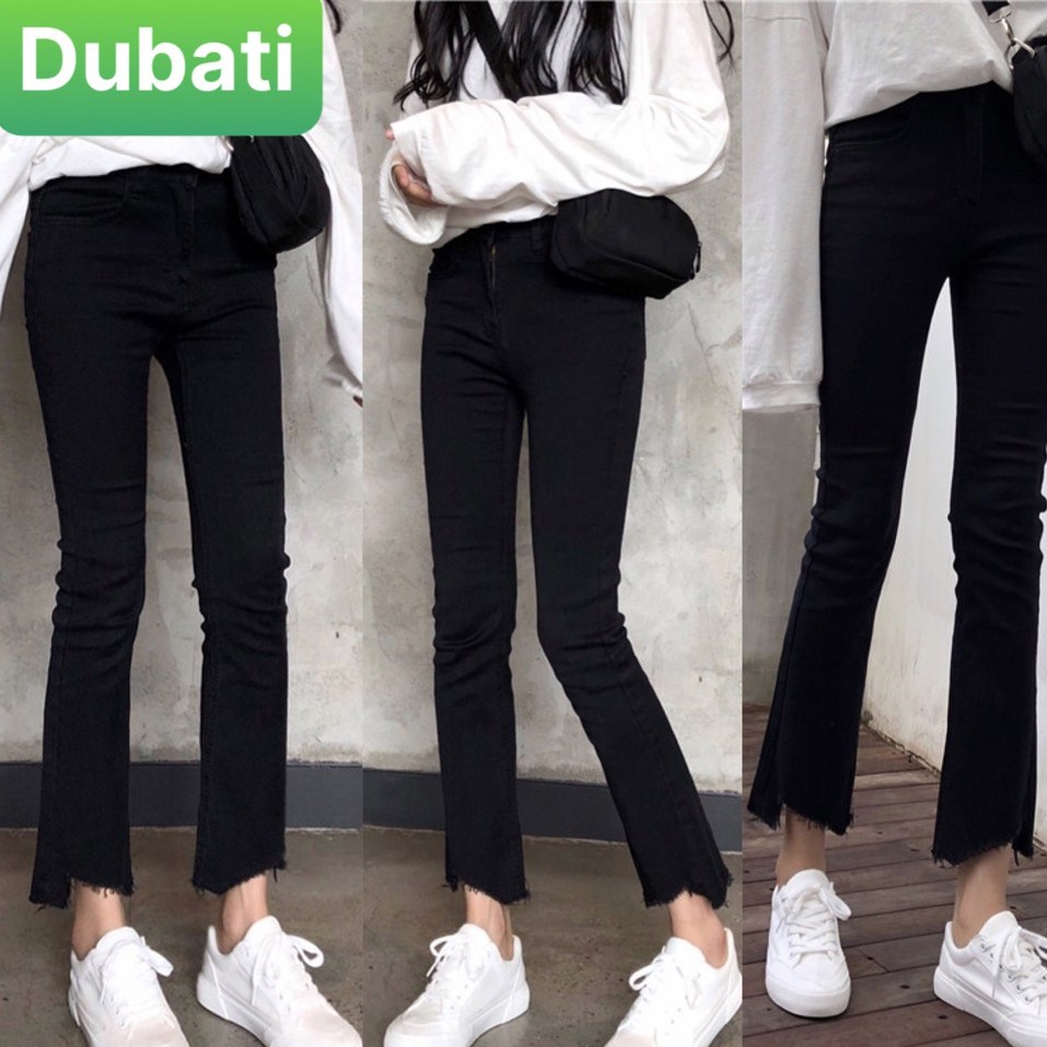 QUẦN JEAN NỮ LƯNG SIÊU CAO ÔM DÁNG CO GIÃN ỐNG LOE KIỂU MỚI SIÊU HOT - DB 101- DUBATI FASHION | BigBuy360 - bigbuy360.vn