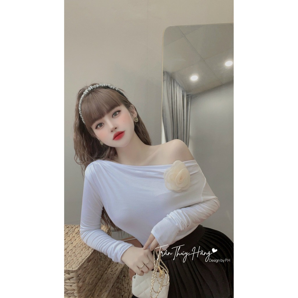 SET ÁO HOTGIRL Trễ Vai + Chân Váy hot hit Cao Cấp