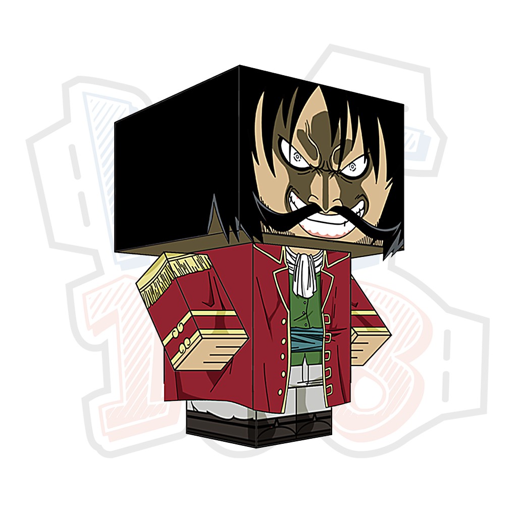 Mô hình giấy Anime Gol D. Roger - One Piece