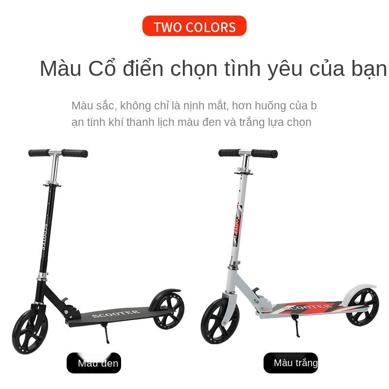 Trẻ em và thanh thiếu niên dành cho người lớn xe tay ga hai bánh có thể gấp lại thành phố để đi làm trong khuôn