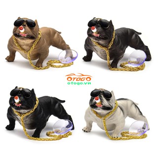 Tượng Chó Pitbull ĐểbTaplo Xe Hơi