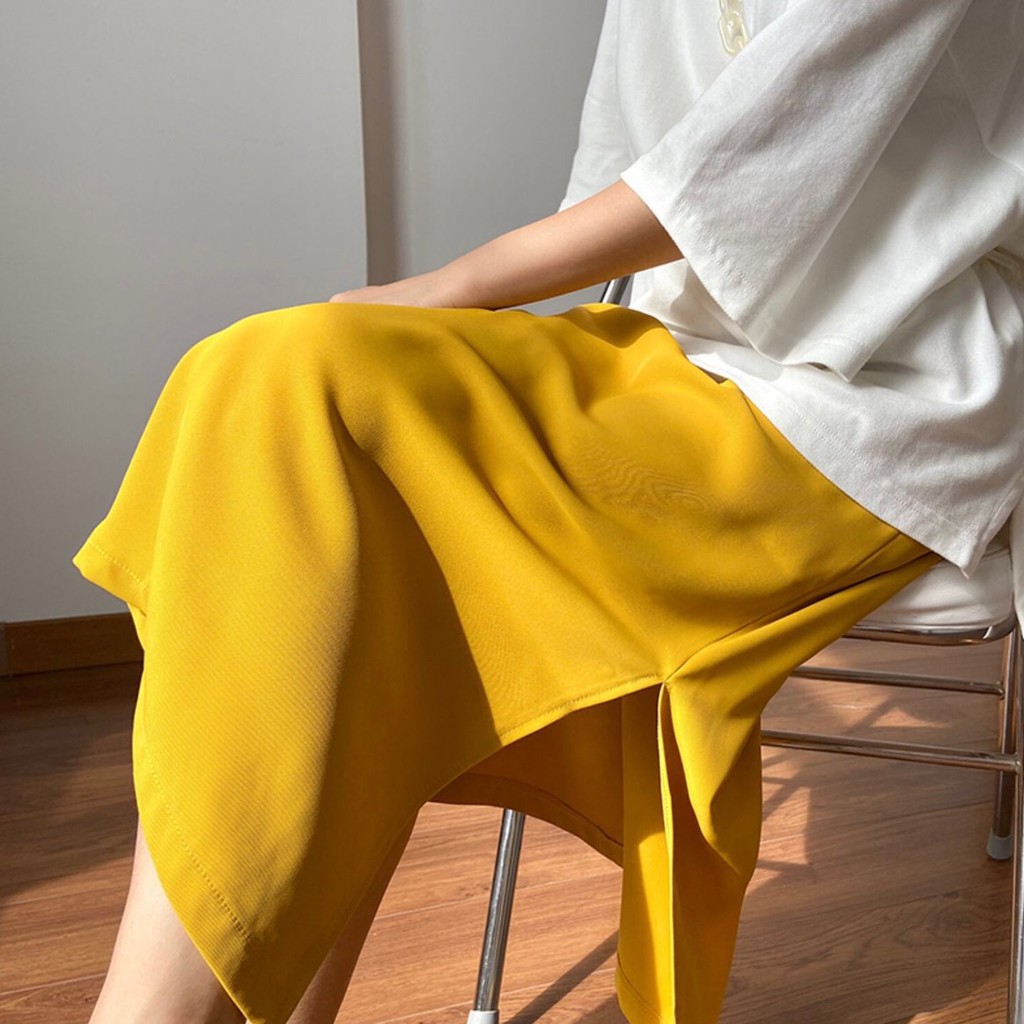 Chân Váy Dài Qua Gối Xẻ Sườn Phong Cách Ulzzang V30 | BigBuy360 - bigbuy360.vn