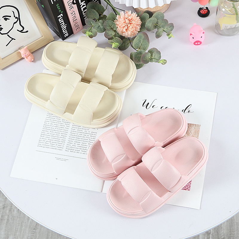 Dép đi trong nhà Đế Dày Chống Trượt Thời Trang Mùa Hè Mới Cho Nữ