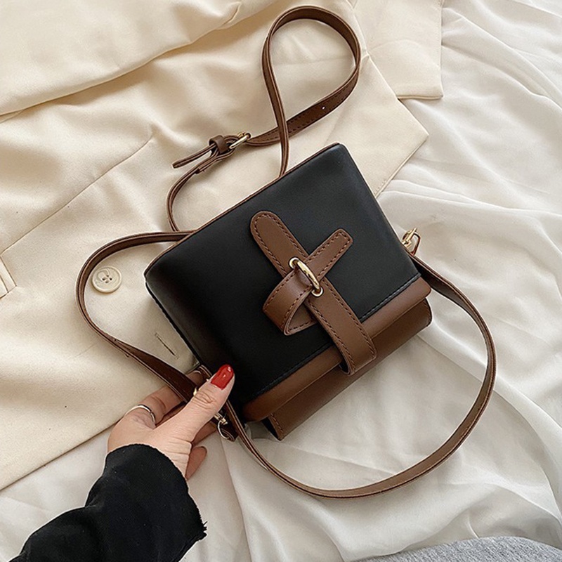 Túi Đeo Vai Màu Sắc Tương Phản Thời Trang Cho Nữ