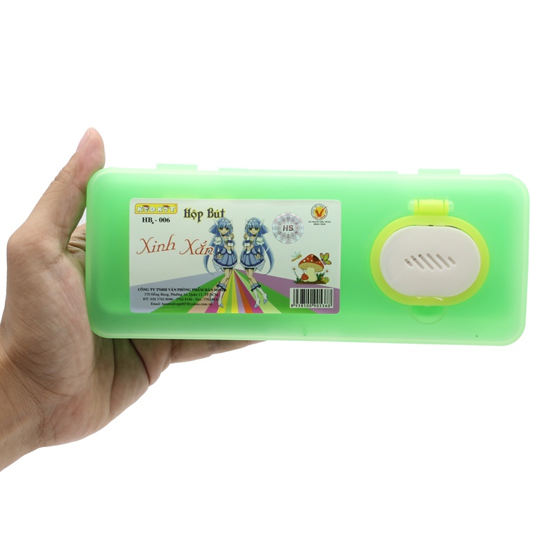 Hộp Bút Kid Kit Duyên Dáng HB-007 - Màu Xanh Lá