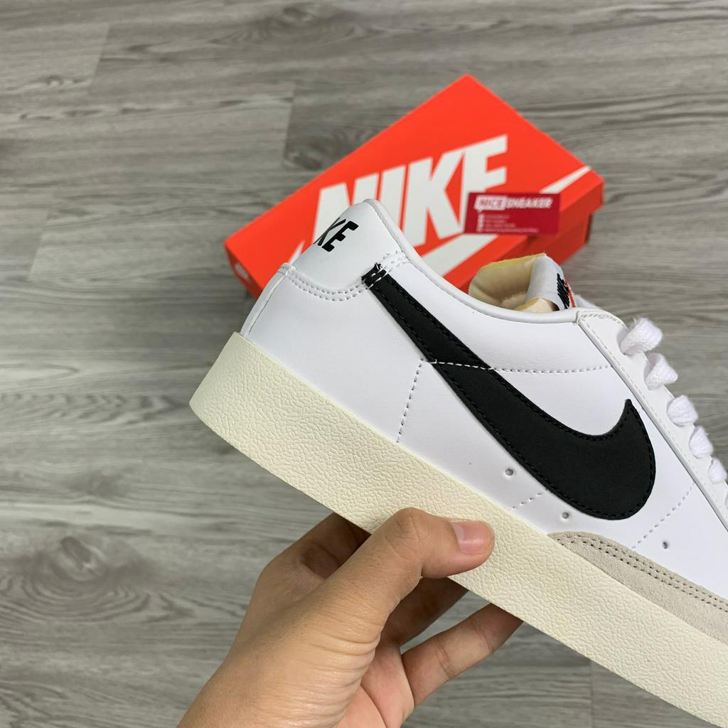 Giày Sneaker Blazer Low 77 Vintage White Black, Giày Thể Thao Cổ Thấp Blazer Trắng Đen - NICE SNEAKER | Chất lượng siê