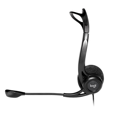 Tai Nghe Chụp Tai Logitech H370 Có Mic Âm Thanh Stereo Sống Động Đen