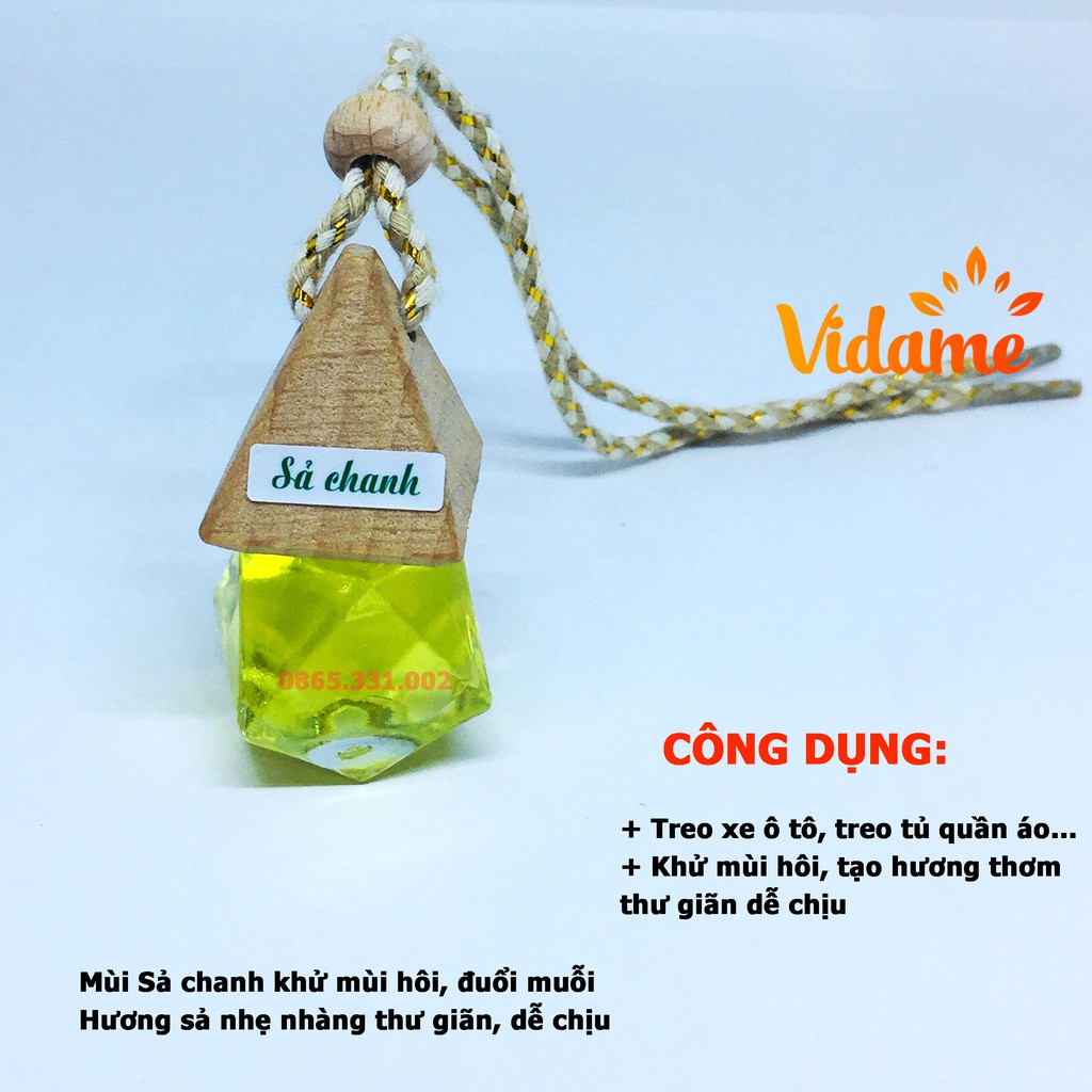 [COMBO 2 LỌ 100ML] Tinh Dầu Sả Chanh VIDAME - Hàng Chính Hãng, Tinh Dầu Xả Đuổi Muỗi, Xông Thơm Phòng, Khử Mùi Hiệu Quả