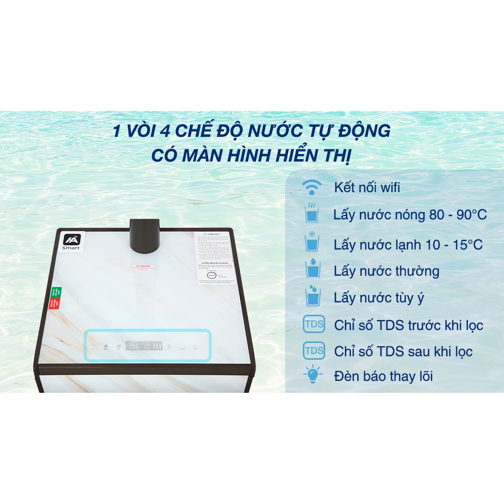 Máy lọc nước RO nóng lạnh Toshiba TWPW1905SV(MB) Hàng Chính Hãng