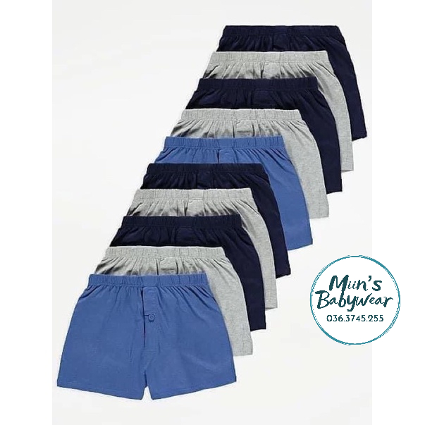 TÁCH SET 5 quần đùi cotton boxer cho bé George UK