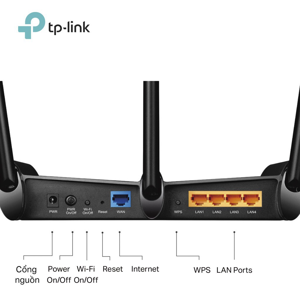 Bộ phát Wifi TP-Link Archer C58HP AC1350Mbps Xuyên tường, Băng tần kép, Hàng chính Hãng | WebRaoVat - webraovat.net.vn