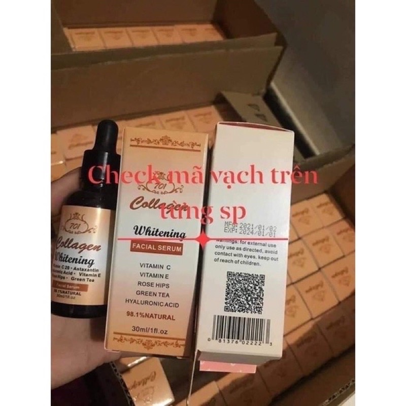 [Hàng malaysia] Serum collagen plus vit E trắng da, sạch nám
