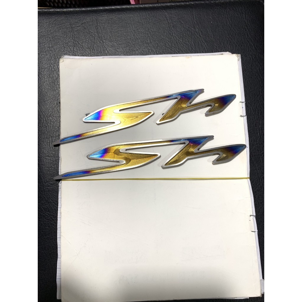 Tem chữ SH titanium dán xe SH