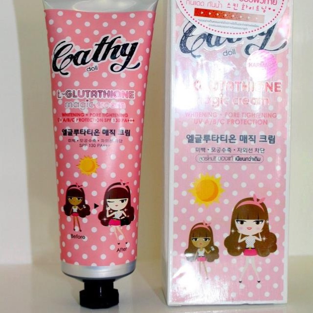 Kem chống nắng Karmart Body Cathy Doll L-Glutathione Magic Cream – trắng da hoàn hảo không tì vết