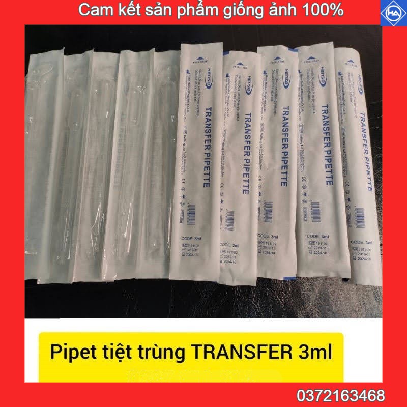 PIPET tiệt trùng TRANSFER 3 ml