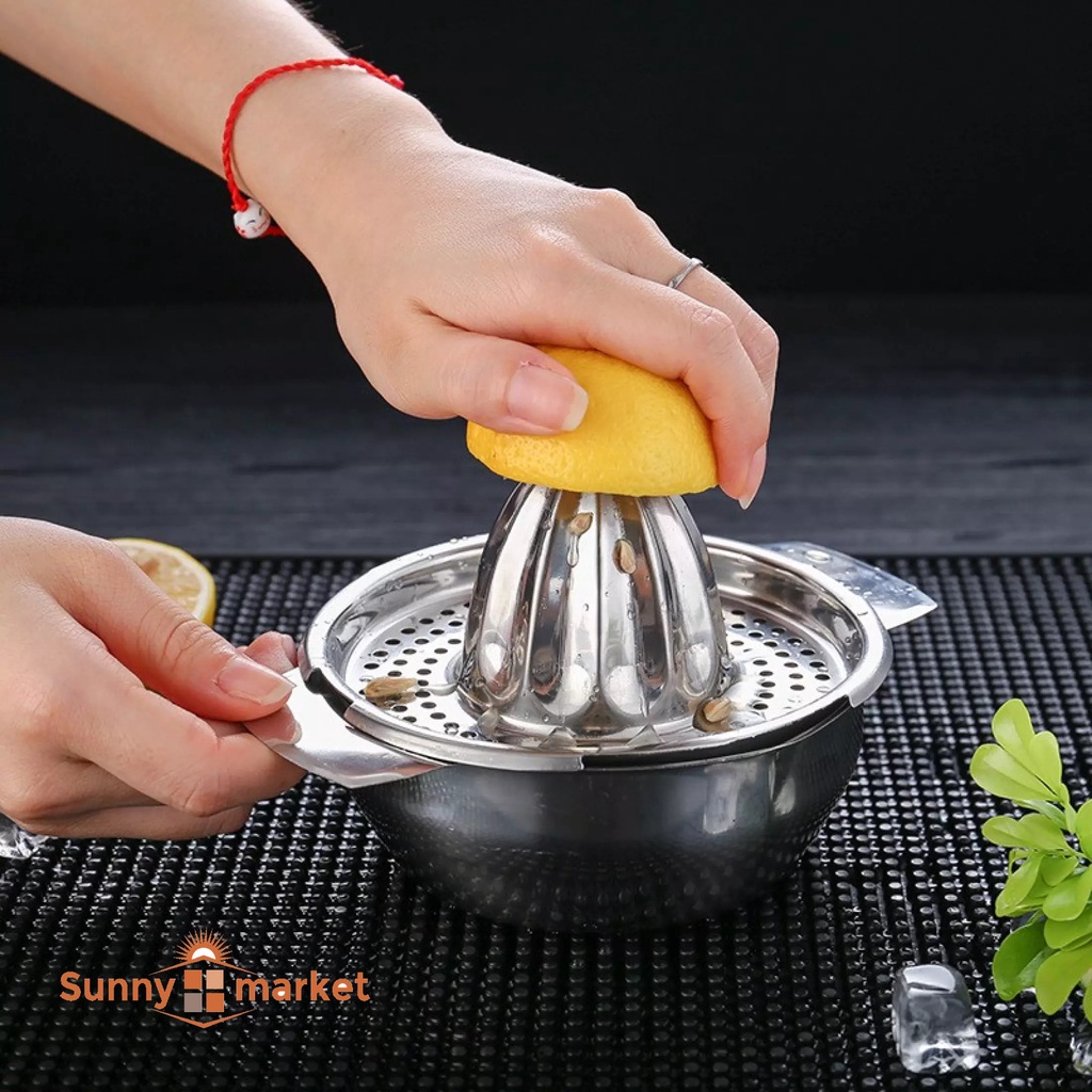 Dụng cụ ép vắt cam inox, dụng cụ vắt cam chanh bằng inox, đơn giản, thuận tiện và an toàn cho mọi nhà